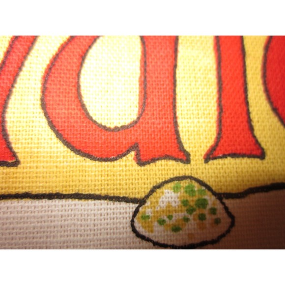 Vintage North Wales Map Tea Towel Dish Towel 100% Cotton New Without Tags - Picture 4 of 5